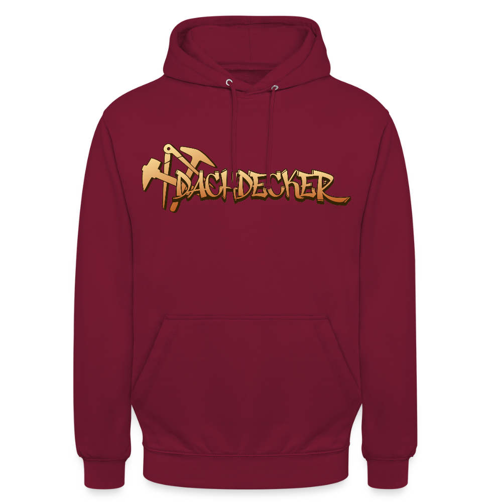 Unisex Hoodie "Dachdecker" Bordeaux Unisex Hoodie