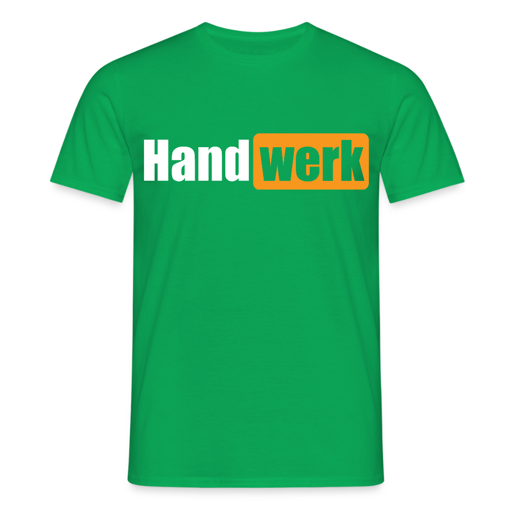 Unisex T-Shirt "Handwerk" Kelly Green Männer T-Shirt