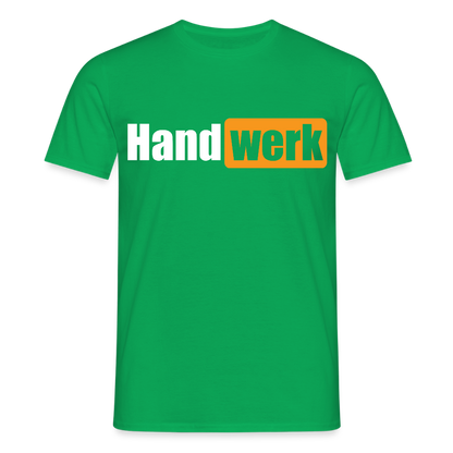 Unisex T-Shirt "Handwerk" Kelly Green Männer T-Shirt