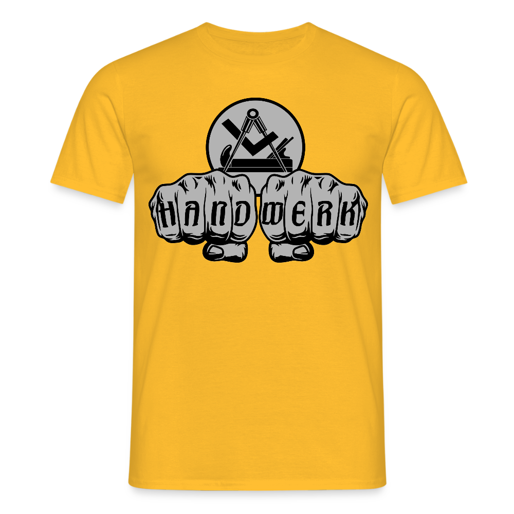 Unisex T-Shirt "Schreiner/Tischler" - Gelb