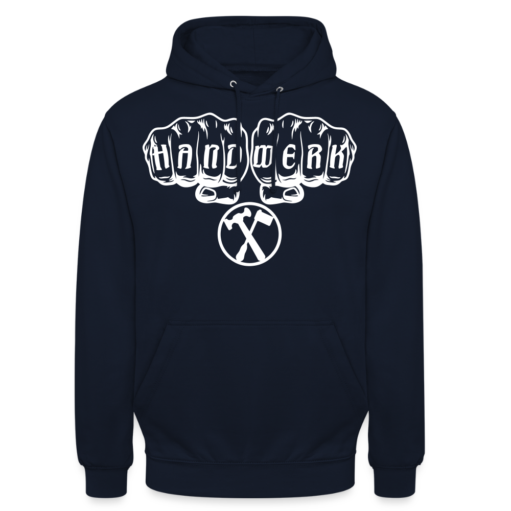 Unisex Hoodie "Installateur" Navy Unisex Hoodie