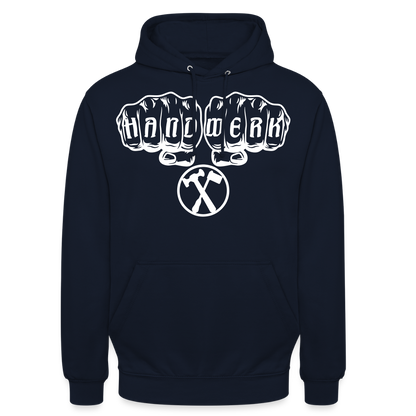 Unisex Hoodie "Installateur" Navy Unisex Hoodie