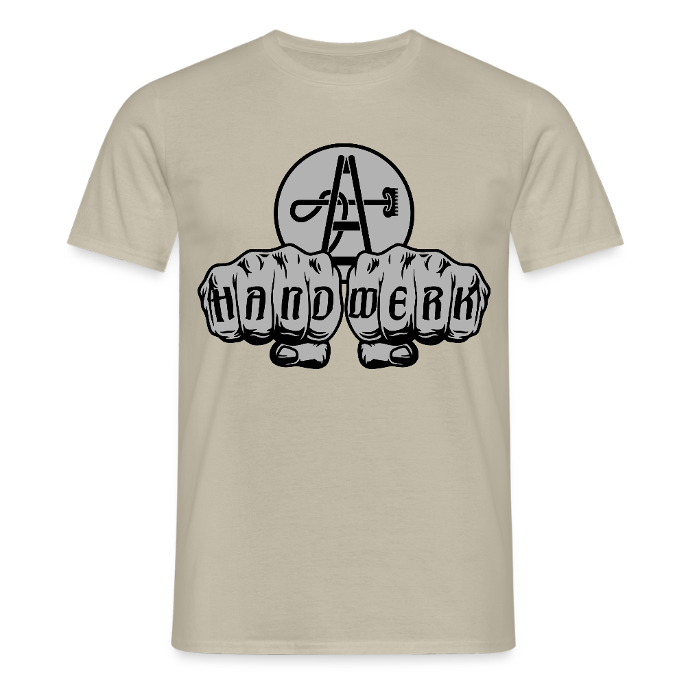 Unisex T-Shirt "Gebäudereiniger" Sandbeige Männer T-Shirt