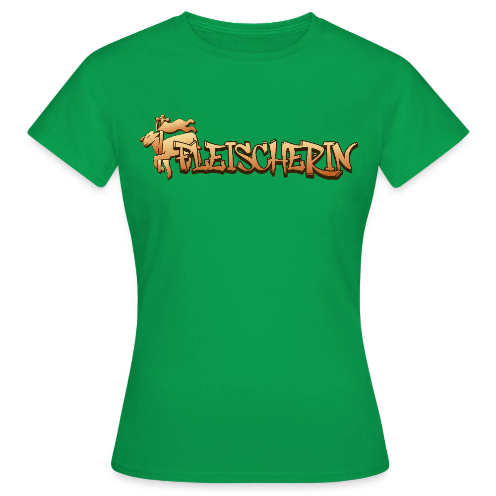 Frauen T-Shirt "Fleischerin" Kelly Green Frauen T-Shirt