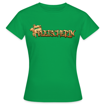 Frauen T-Shirt "Fleischerin" Kelly Green Frauen T-Shirt