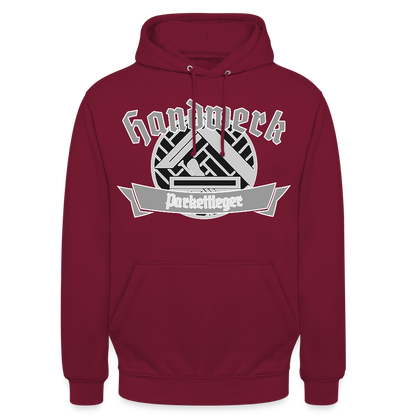 Unisex Hoodie "Parkettleger" Bordeaux Unisex Hoodie