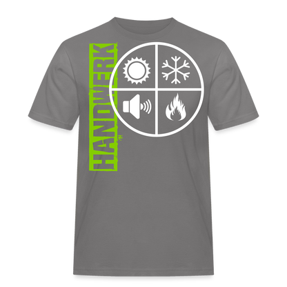 Unisex Workwear T-Shirt "Isolierer" Grau Männer Workwear T-Shirt
