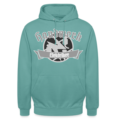 Unisex Hoodie "Elektriker" Pastelltürkis Unisex Hoodie