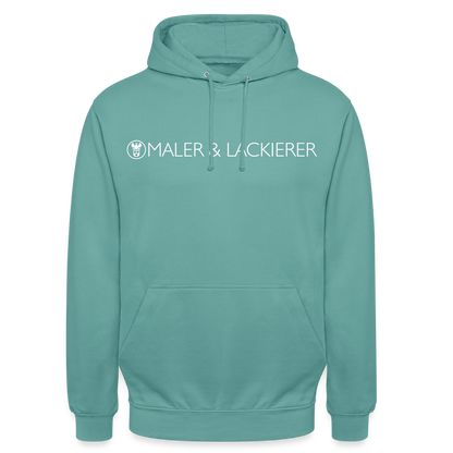 Unisex Hoodie "Maler+Lackierer" Pastelltürkis Unisex Hoodie