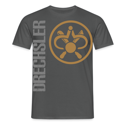 Unisex T-Shirt "Drechsler" Anthrazit Männer T-Shirt