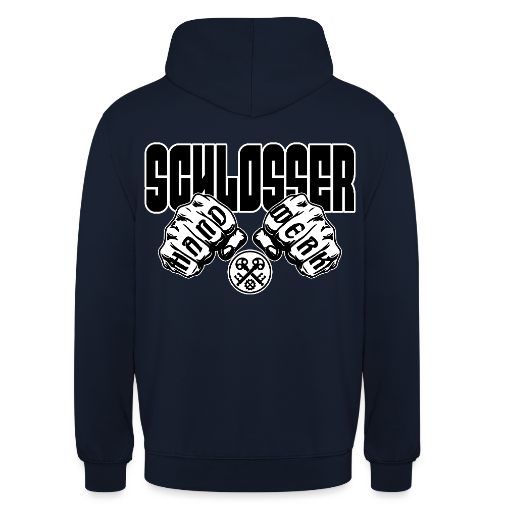 Unisex Hoodie "Schlosser" Navy Unisex Hoodie