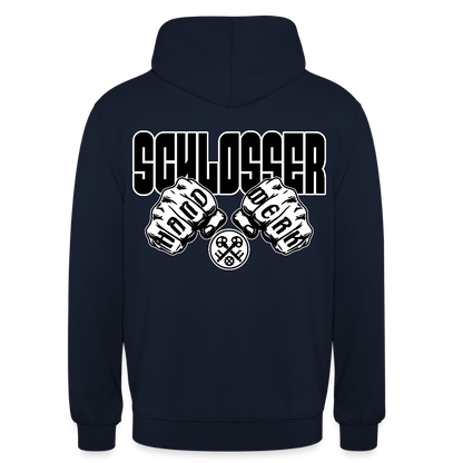 Unisex Hoodie "Schlosser" Navy Unisex Hoodie