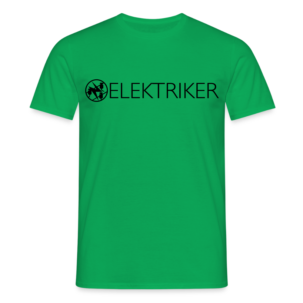 Unisex T-Shirt "Elektriker" Kelly Green Männer T-Shirt