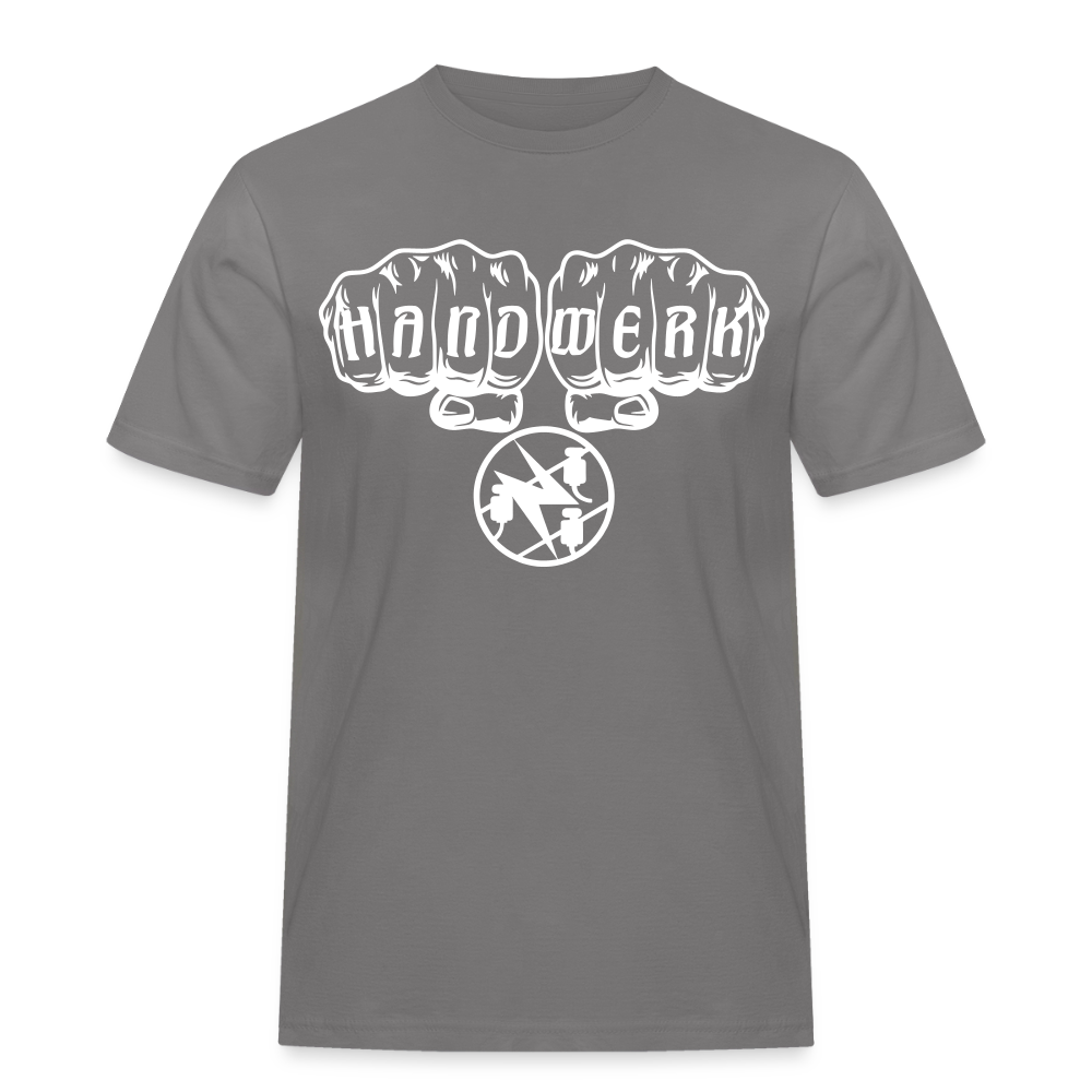Männer Workwear T-Shirt "Elektriker" Grau Männer Workwear T-Shirt