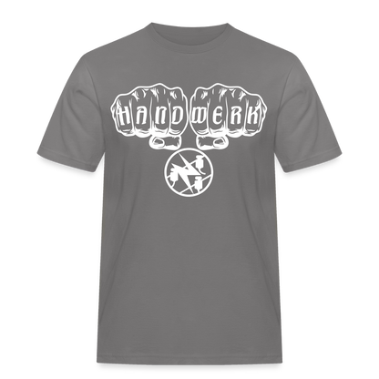 Männer Workwear T-Shirt "Elektriker" Grau Männer Workwear T-Shirt