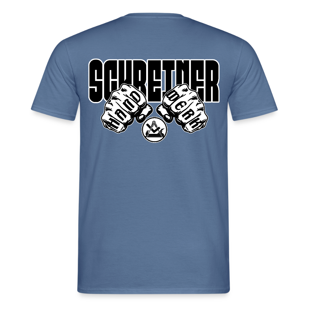 Unisex T-Shirt "Schreiner" Taubenblau Männer T-Shirt