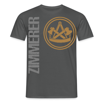 Unisex T-Shirt "Zimmerer" Anthrazit Männer T-Shirt