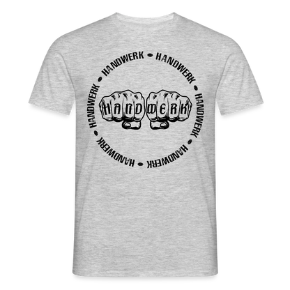 Unisex T-Shirt "Handwerk-Handwerk" Grau meliert Männer T-Shirt