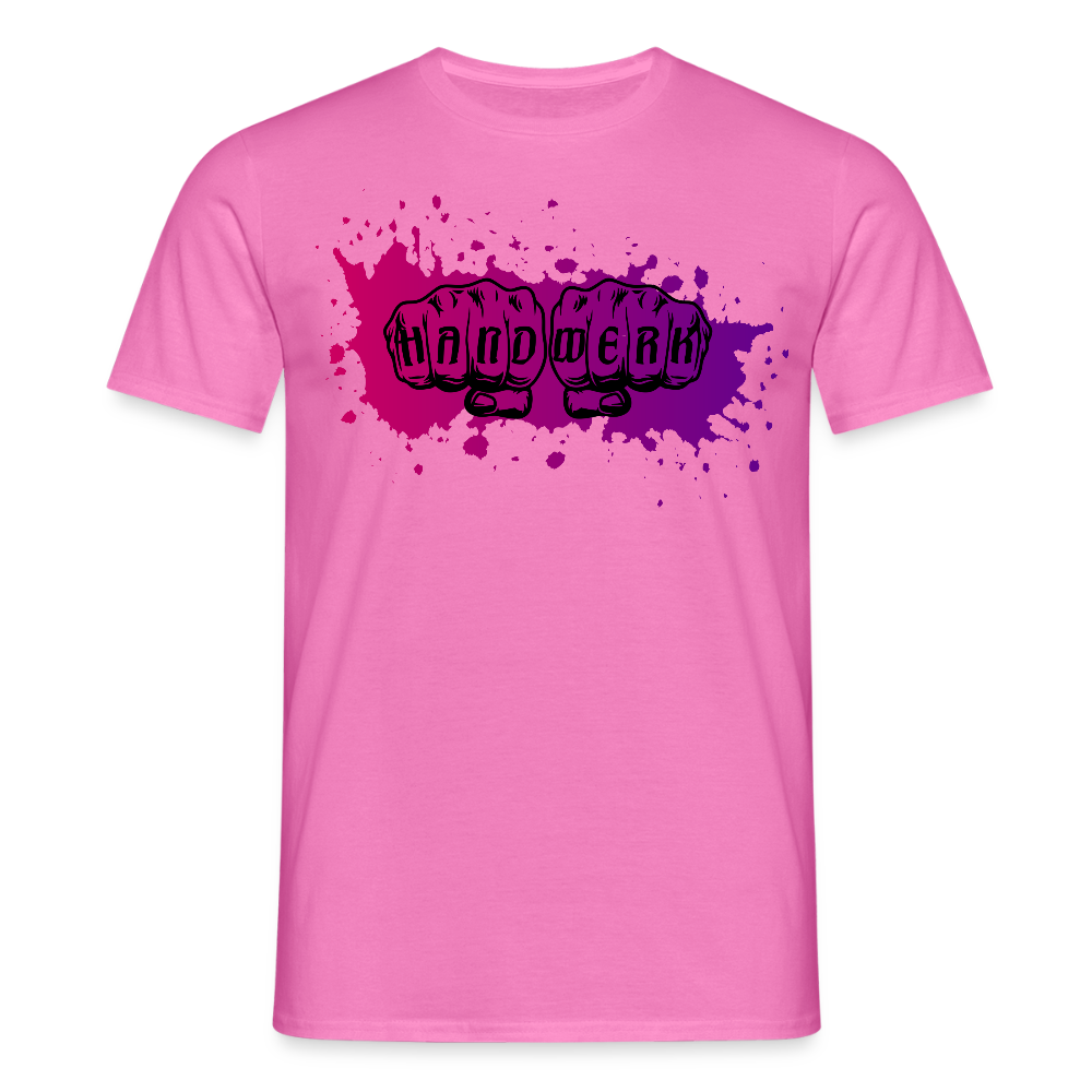 Unisex T-Shirt "Splash-Violett" Pink Männer T-Shirt