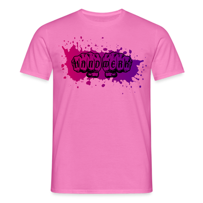 Unisex T-Shirt "Splash-Violett" Pink Männer T-Shirt