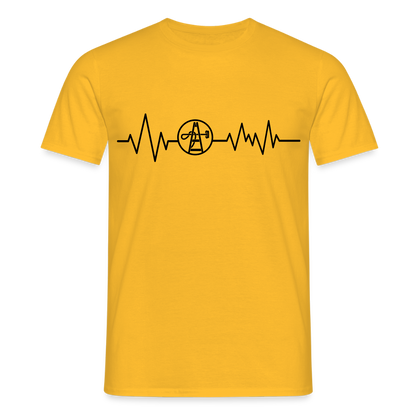 Unisex T-Shirt "Gebäudereiniger" Gelb Männer T-Shirt
