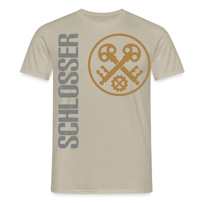 Unisex T-Shirt "Schlosser" Sandbeige Männer T-Shirt