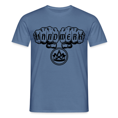 Unisex T-Shirt "Zimmermann" Taubenblau Männer T-Shirt