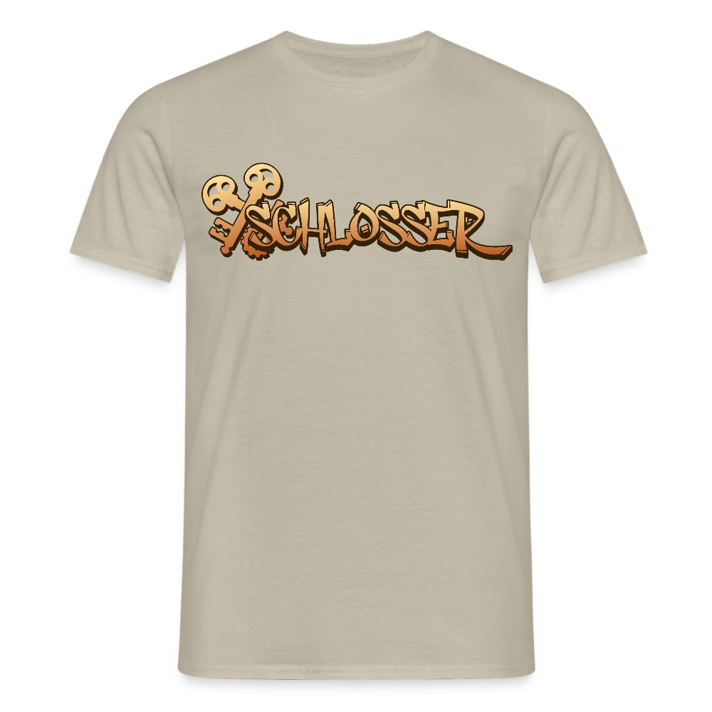 Unisex T-Shirt "Schlosser" Sandbeige Männer T-Shirt