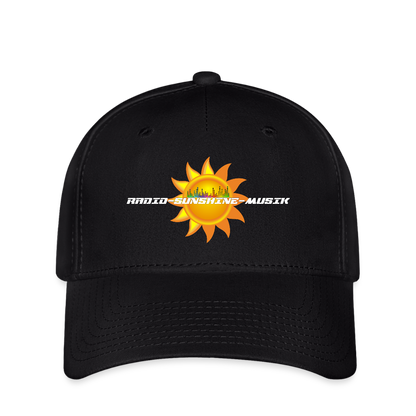 Flexfit Cap "Radio-Sunshine-Musik" Schwarz Flexfit Cap