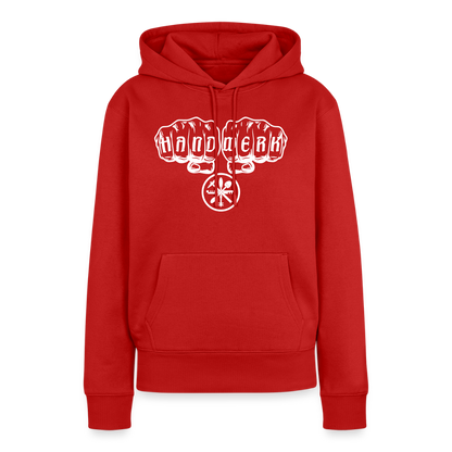 Frauen Premium Hoodie "Glaser" Rot Frauen Premium Hoodie