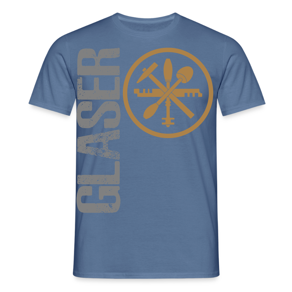 Unisex T-Shirt "Glaser" Taubenblau Männer T-Shirt