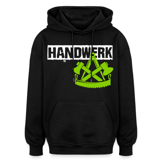 Oversized Unisex Hoodie "Zimmermann" - Schwarz