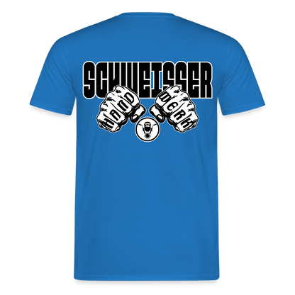 Unisex T-Shirt "Schweisser" Royalblau Männer T-Shirt