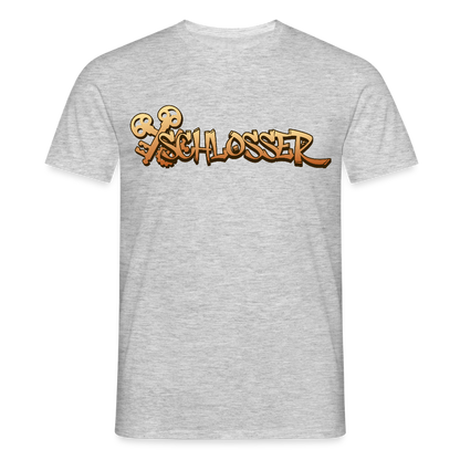 Unisex T-Shirt "Schlosser" Grau meliert Männer T-Shirt