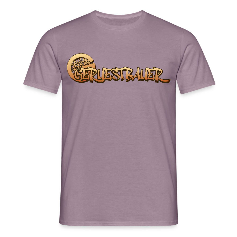 Unisex T-Shirt "Gerüstbauer" Lilagrau Männer T-Shirt
