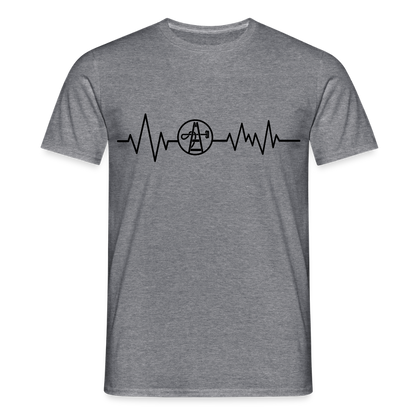 Unisex T-Shirt "Gebäudereiniger" Graphit meliert Männer T-Shirt