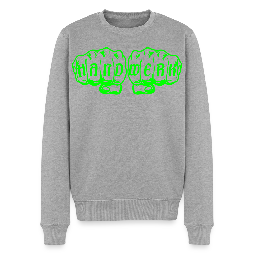 Unisex Premium Pullover "Fliesenleger" neongrün Männer Premium Pullover