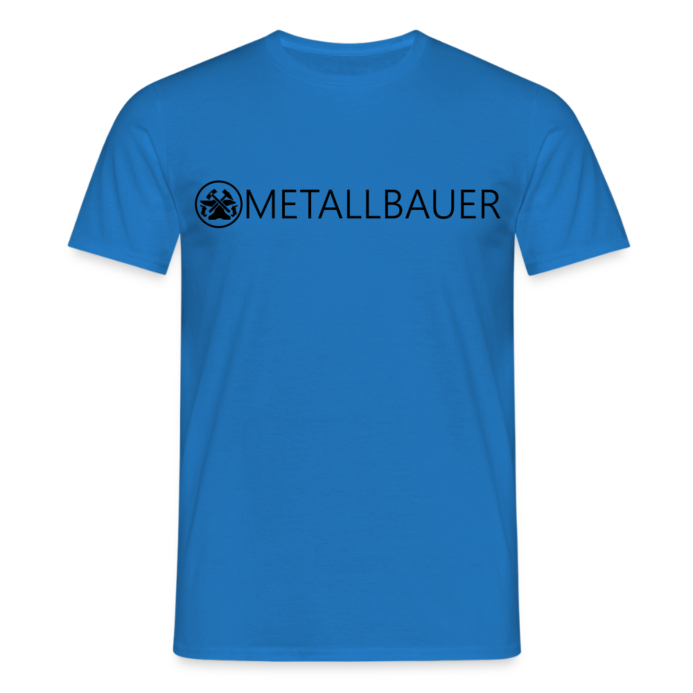 Unisex T-Shirt "Metallbauer" Royalblau Männer T-Shirt