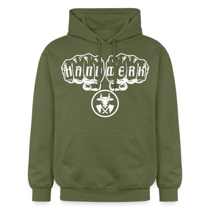 Gildan Unisex Softstyle® "Metzger" Militärgrün Gildan Unisex Softstyle® Midweight Hoodie