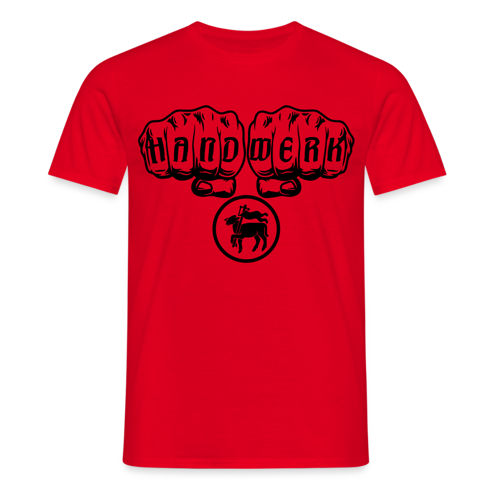 Unisex T-Shirt "Fleischer" Rot Männer T-Shirt