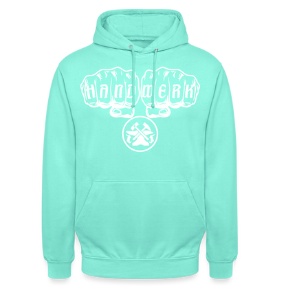 Unisex Hoodie "Metallbauer" Mint Unisex Hoodie