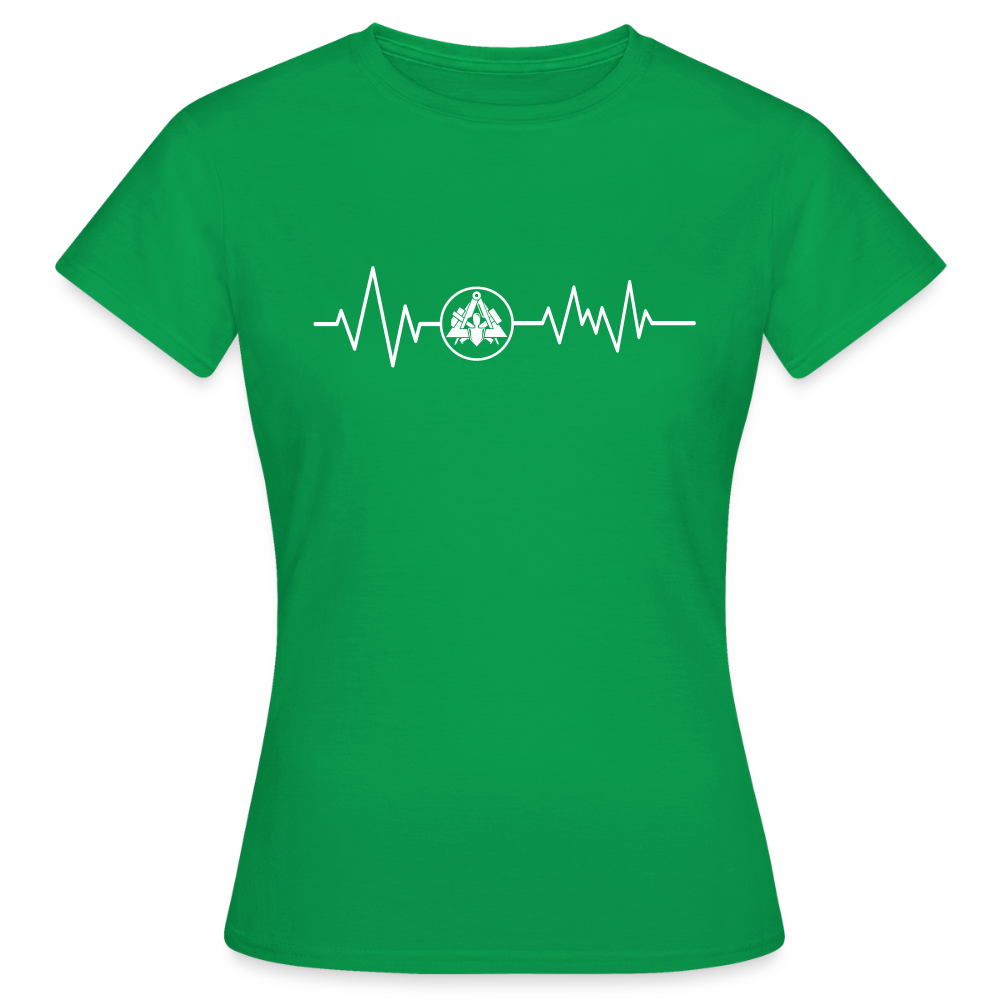 Frauen T-Shirt "Maurer" Kelly Green Frauen T-Shirt