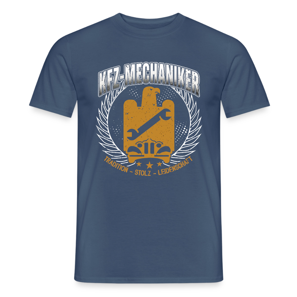 Unisex Tradition KFZ-Mechaniker T-Shirt von Spreadconnect, Männer T-Shirt, bequemes Design mit Automobil-Motiv.