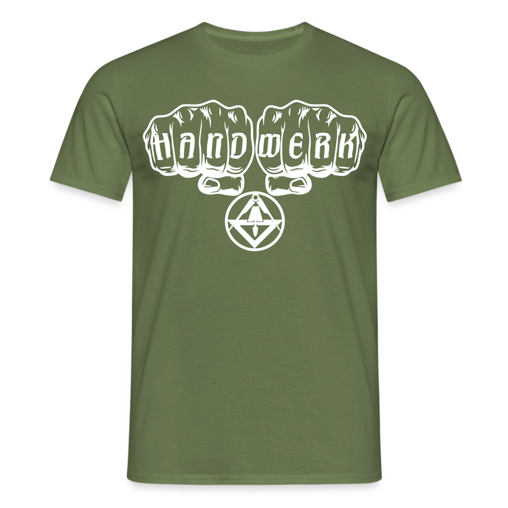 Unisex T-Shirt "Stuckateur" Militärgrün Männer T-Shirt