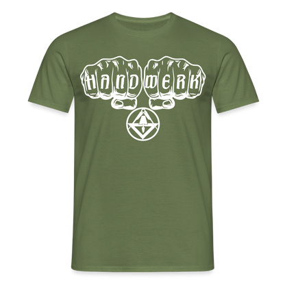 Unisex T-Shirt "Stuckateur" Militärgrün Männer T-Shirt
