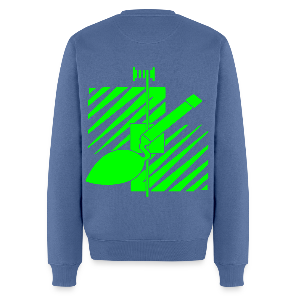 Unisex Premium Pullover "Fliesenleger" neongrün Männer Premium Pullover