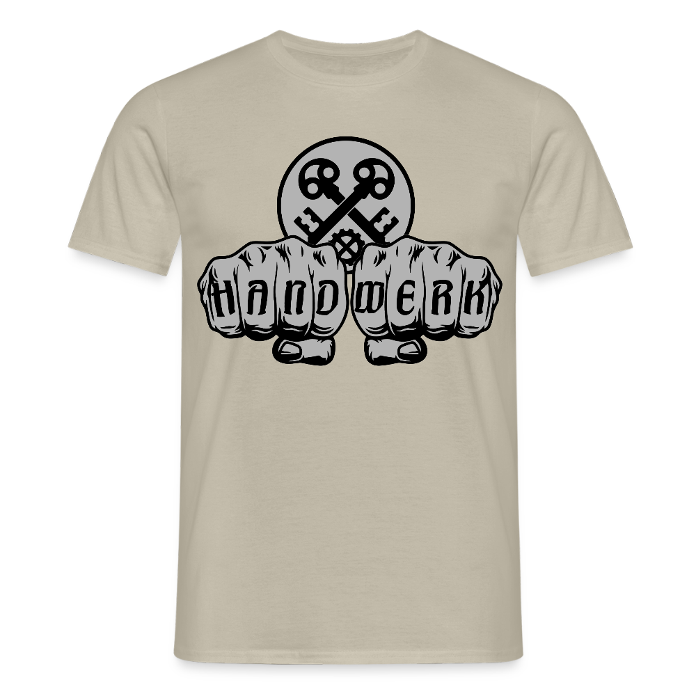 Unisex T-Shirt "Schlosser" Sandbeige Männer T-Shirt