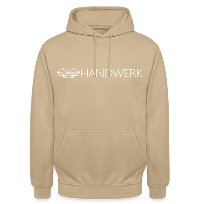 Unisex Hoodie "Handwerk" Beige Unisex Hoodie