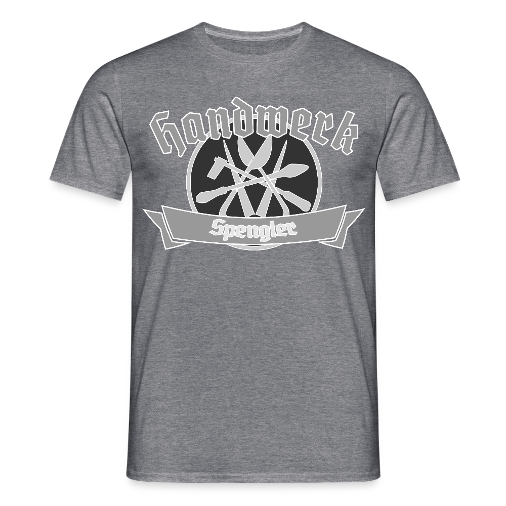 Unisex T-Shirt "Spengler" Graphit meliert Männer T-Shirt