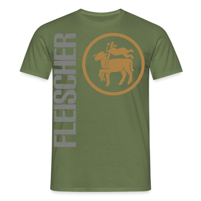 Unisex T-Shirt "Fleischer" Militärgrün Männer T-Shirt